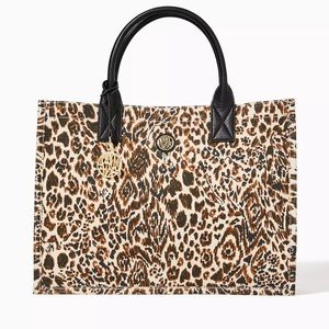 Lilly Pulitzer winstead cheetah print tote!
